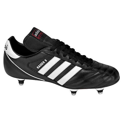 Adidas KAISER 5 CUP FOOTBALL SHOES (SOFT GROUND) | BLACK/RUNWHT/RED | 8 UK | 42