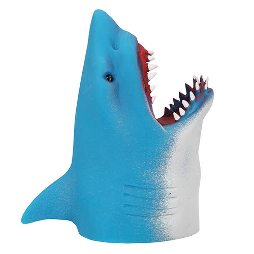 Žraločí hlava na ruku Dino World Blankytně modrá
