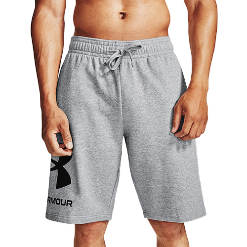 Pánské šortky Under Armour UA Rival FLC Big Logo Shorts-GRY | 1357118-011 | LG