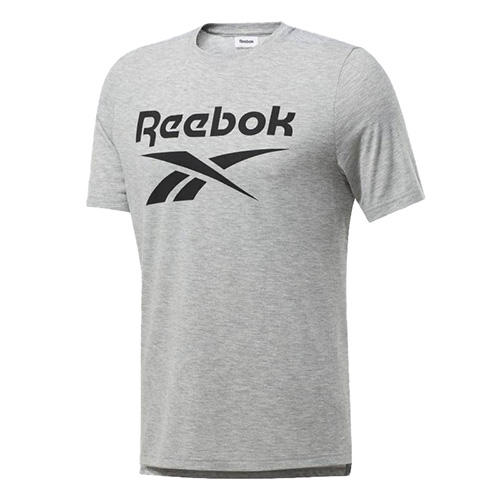 Pánské triko Reebok WOR SUP SS GRAPHIC | FK6216 | S | Šedá