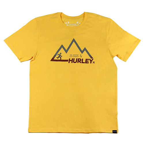 Pánské triko Hurley Explore Mountain | MTS0032700 | H707 | M