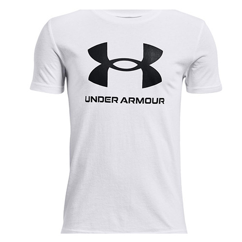 Dětské tričko Under Armour Sportstyle Logo SS | 1363282-100 | L