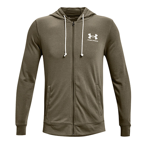 Pánská mikina Under Armour UA Rival Terry LC FZ-GRN | 1370409-361 | XXL