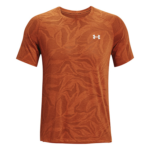 Pánské tričko Under Armour UA Streaker Jacquard Tee-ORG | 1369747-842 | 3XL