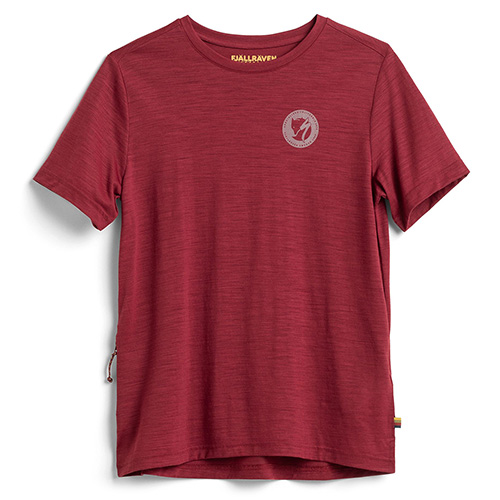 Fjällräven S/F Wool T-shirt W Pomegranate Red | 346 | XL