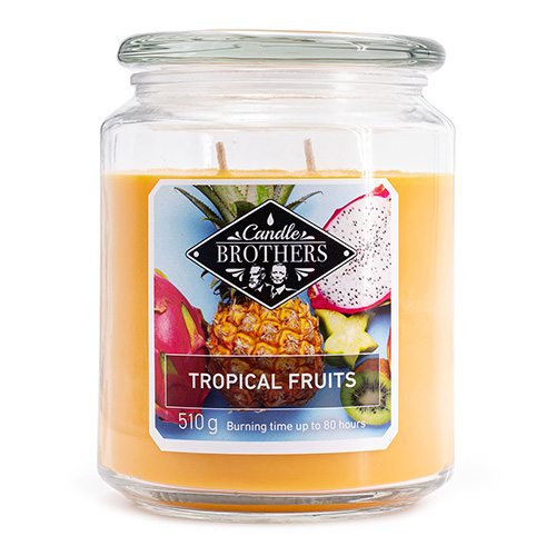 Svíčka ve skleněné dóze Candle Brothers Tropické ovoce, 510 g