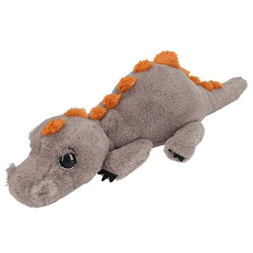 Plyšový dinosaurus Dino World Hnědo-oranžový, 50 x 16 x 11,5 cm