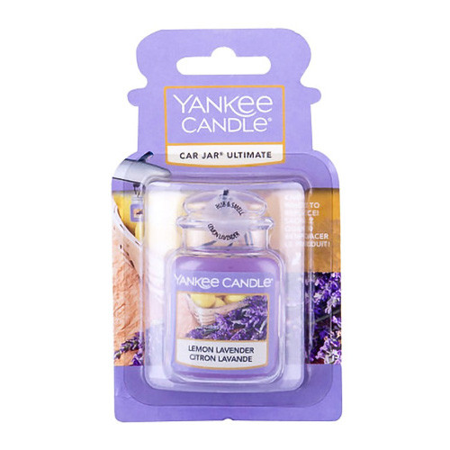 Osvěžovač do auta Yankee Candle Citrón a levandule, 1x visačka